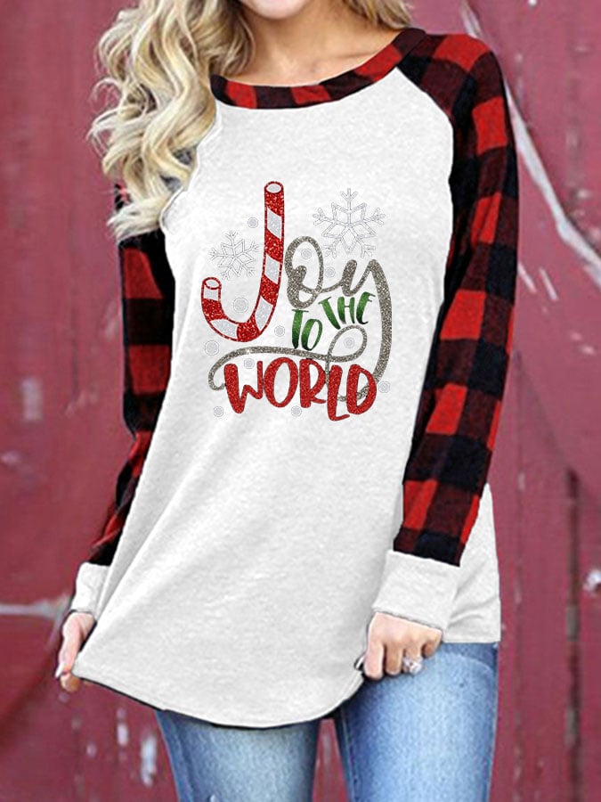 Women's Joy Of The World Casual Printed Sweater